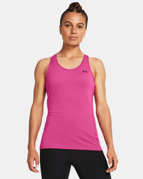 Camiseta de tirantes HeatGear® Armour Racer para mujer, Pink, pdpMainDesktop image number 0